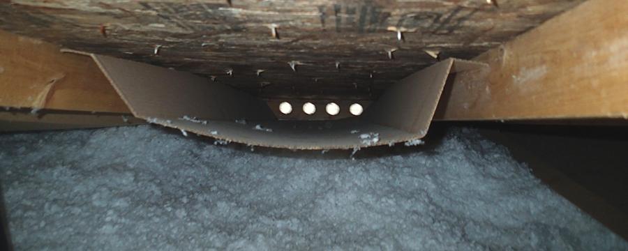 soffit vents in attic