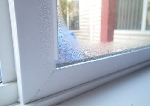 Condensation on bedroom 1 window and window frame