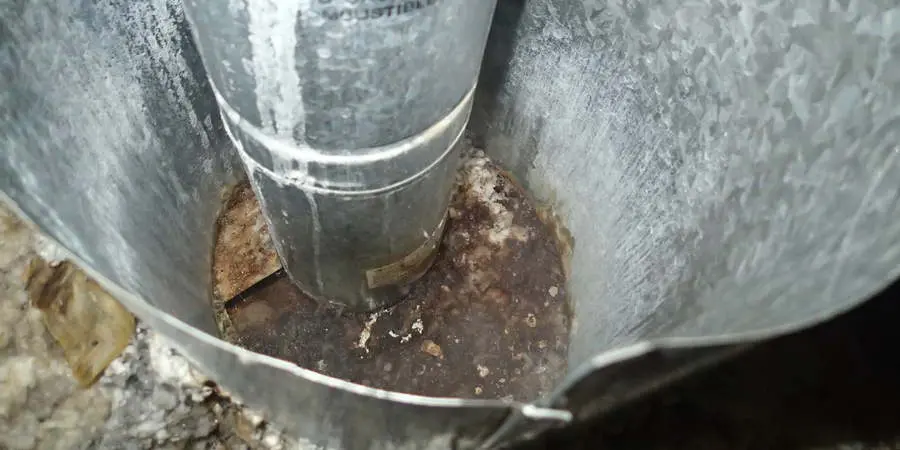 Mold damage from disconnected attic ducting