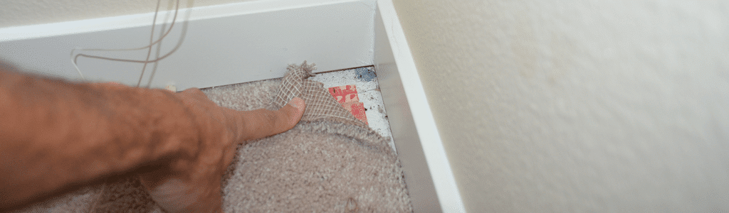 Example of clean carpet tack