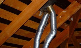 Fan Vents Not Ducted Properly