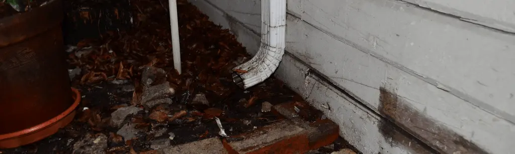 Improper drainage can lead to damaging siding and mold inside a home