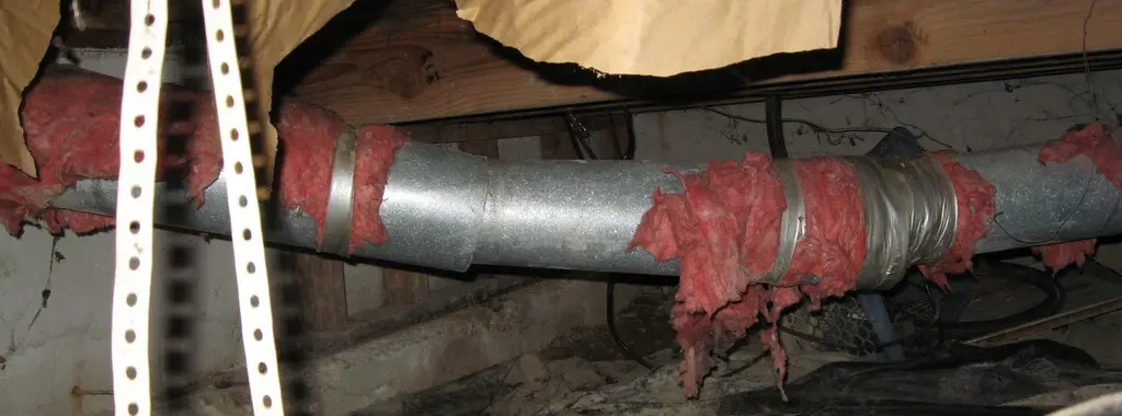replace crawlspace ducting