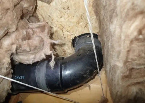 Subfloor penetrations are not air sealed