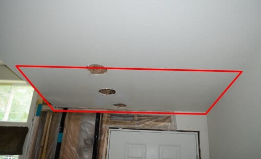 Recommend Removal of Remaining Wet Sheetrock