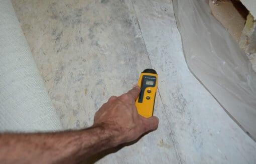 Significant Moisture Noted in OSB Flooring