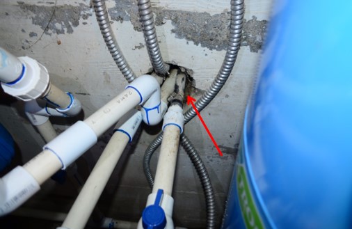 Recommend Sealing Wall Penetration With Spray Foam Insulation