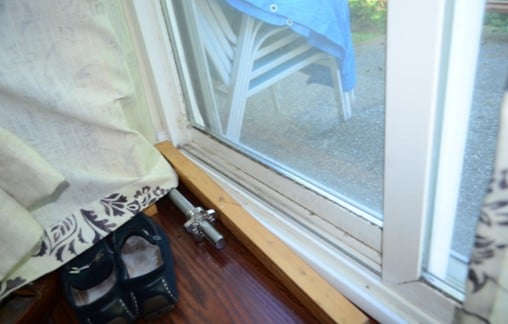 Mold on Sliding Glass Door
