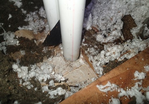 Unsealed Attic Penetrations