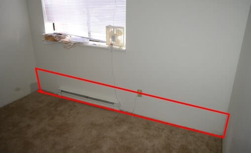 Section of Wall Replaced Due To Mold / Moisture