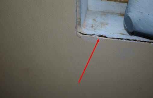 Detail of Failed Sealant