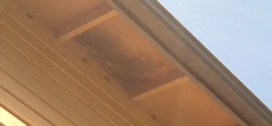 Attic mold from disconnected ducting