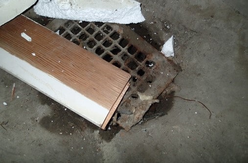 Floor drain to sewer in basement. Contractor said he is to seal off this drain per requirements from the City of Tacoma.