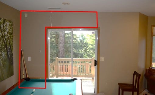 Section of Wall To Be Reomved