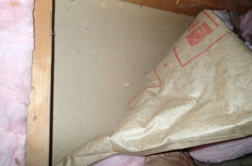 No mold growth on crawl space side of interior walls. Insulation is sufficient and a vapor barrier is present.